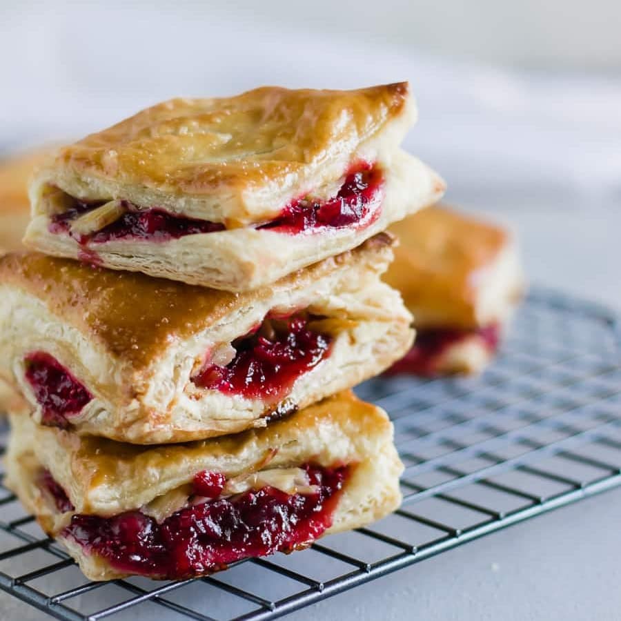 Leftover Cranberry + Turkey Turnovers - A Sassy Spoon