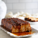 Juicy caramel flan dessert with rich caramel sauce, perfect for indulgent sweet treats.
