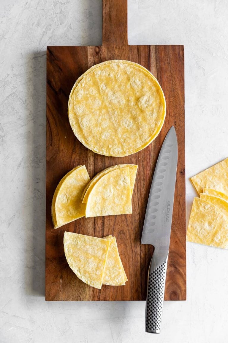 3Ingredient Baked Sea Salt Tortilla Chips A Sassy Spoon