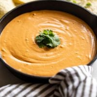 A creamy, smoky vegan queso dip made with just 5 simple ingredients. Perfect for game day, snacking, or any day of the week!