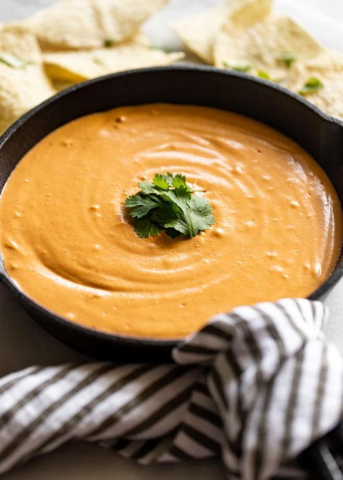 A creamy, smoky vegan queso dip made with just 5 simple ingredients. Perfect for game day, snacking, or any day of the week!