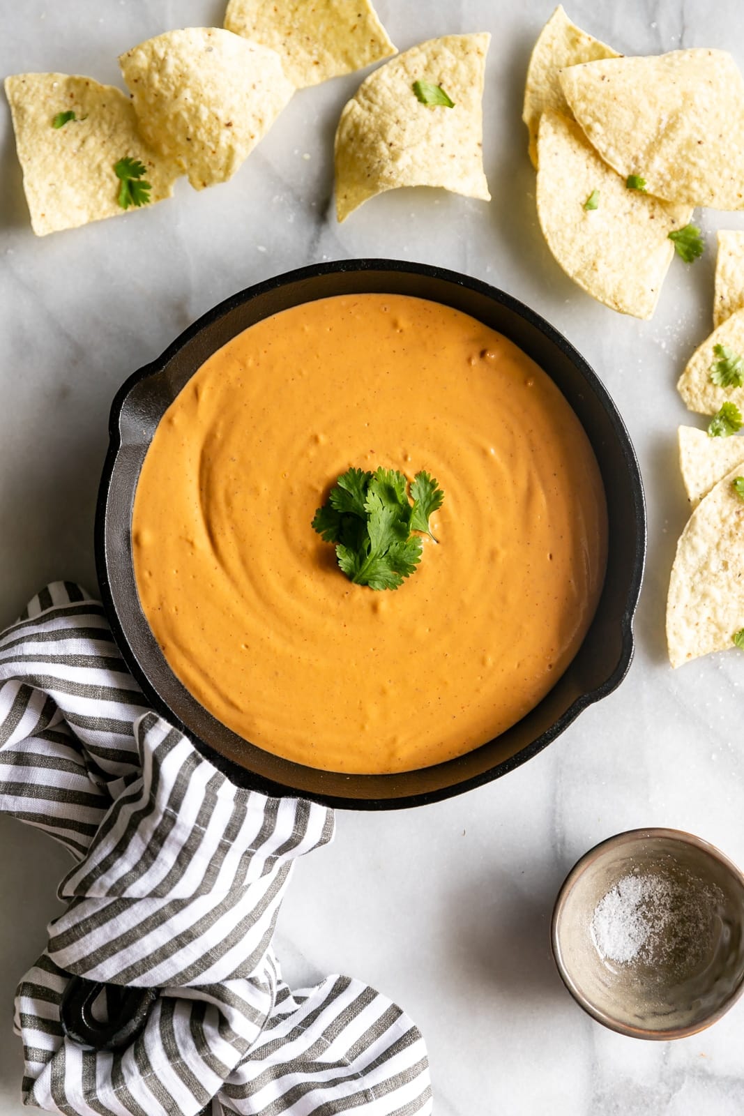 A creamy, smoky vegan queso dip made with just 5 simple ingredients. Perfect for game day, snacking, or any day of the week!