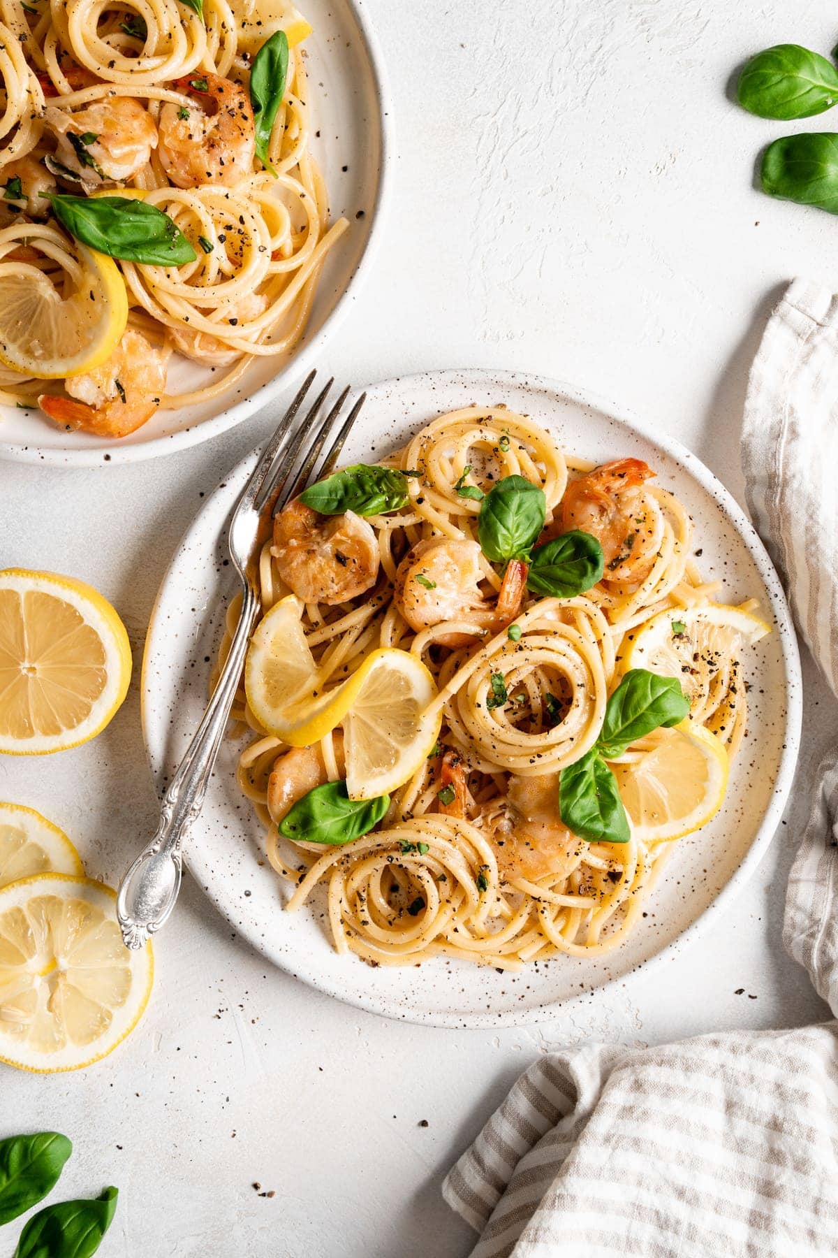 Lemon Garlic Shrimp Pasta (20-Minute Meal!) - A Sassy Spoon