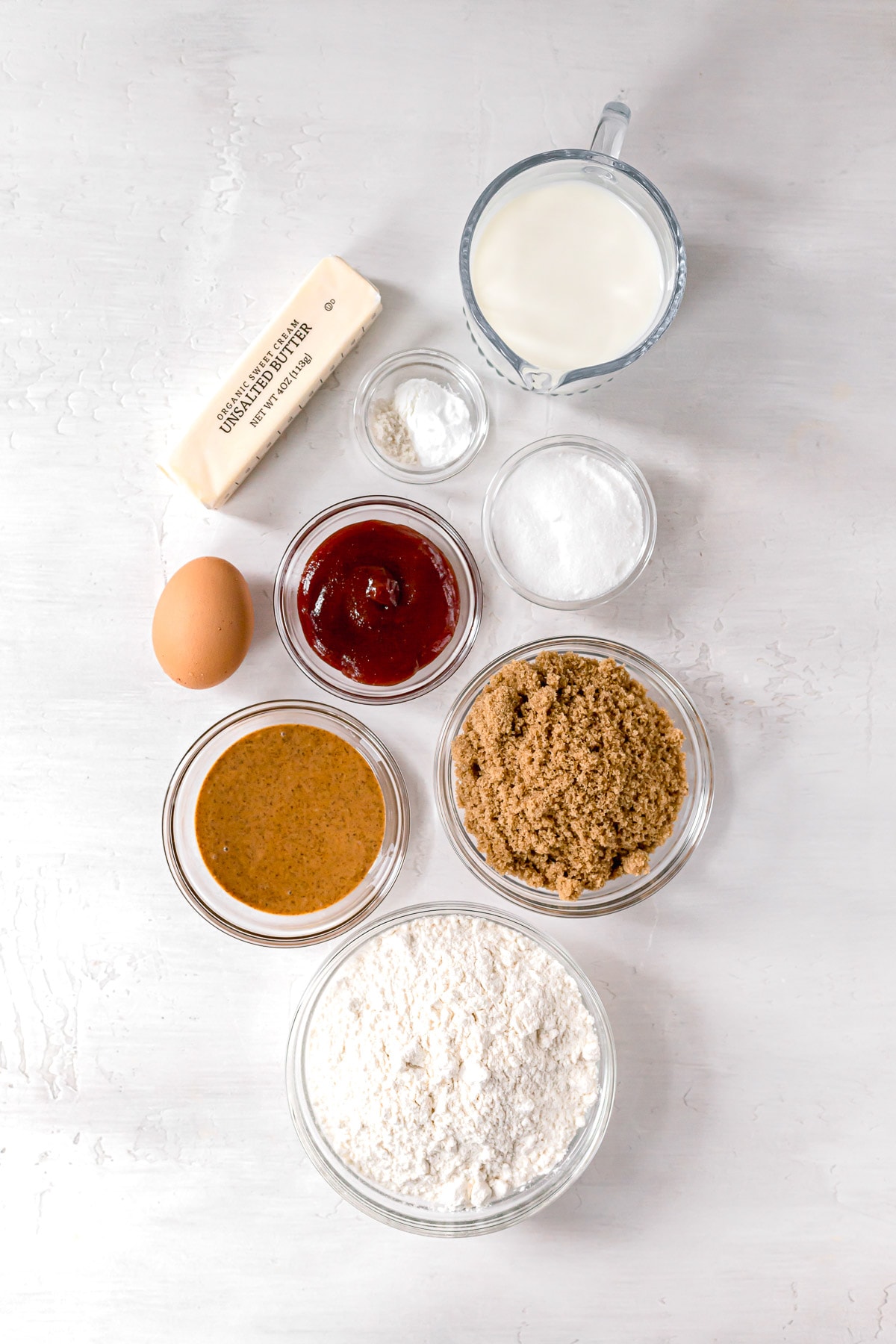 ingredients for muffin recipe