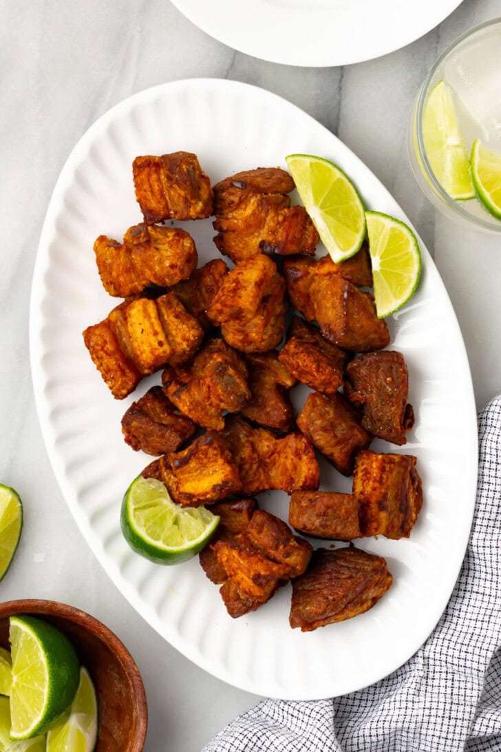 Crispy Chicharrones (Cuban Style Fried Pork Belly) A Sassy Spoon