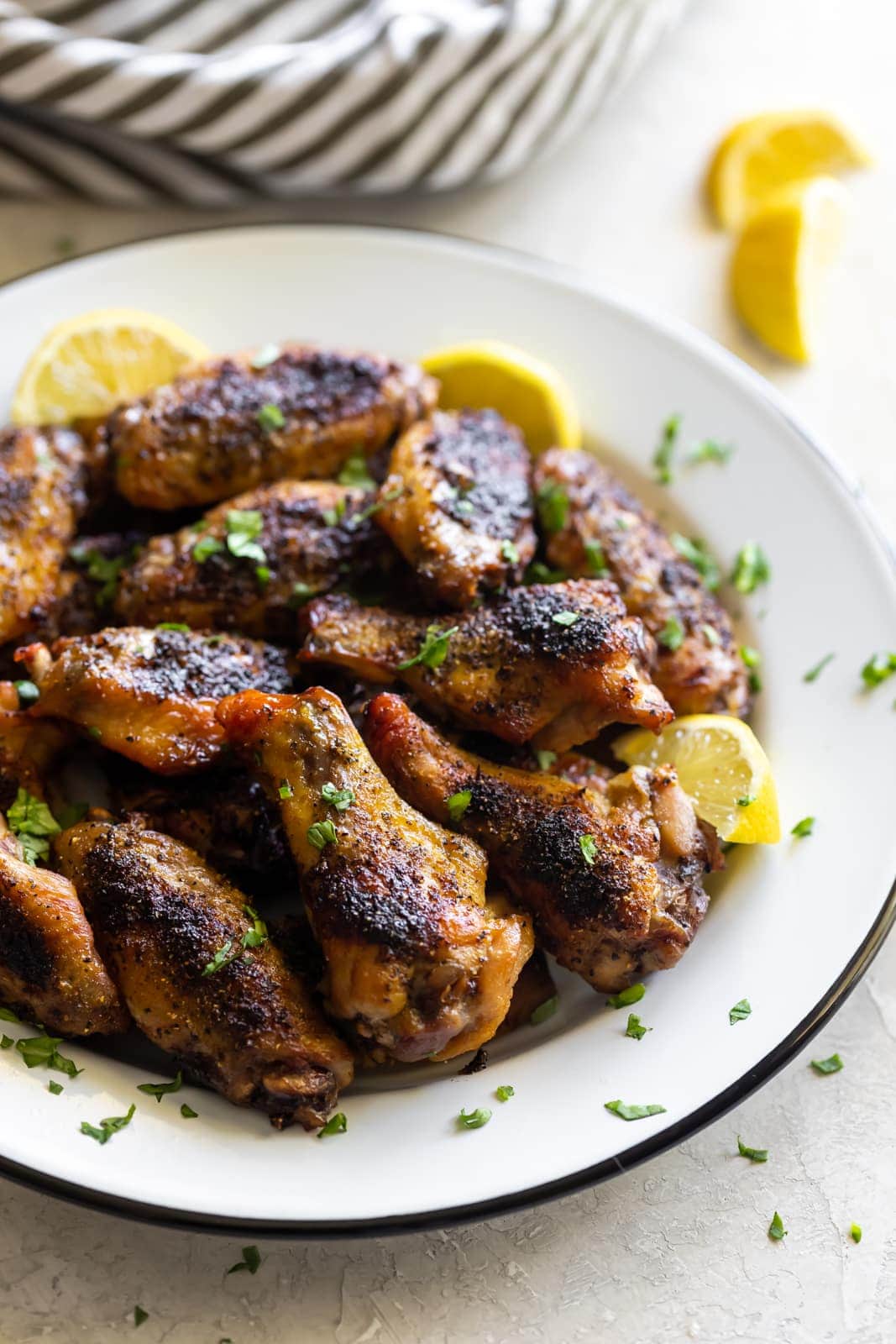 Crispy Baked Lemon Pepper Wings A Sassy Spoon