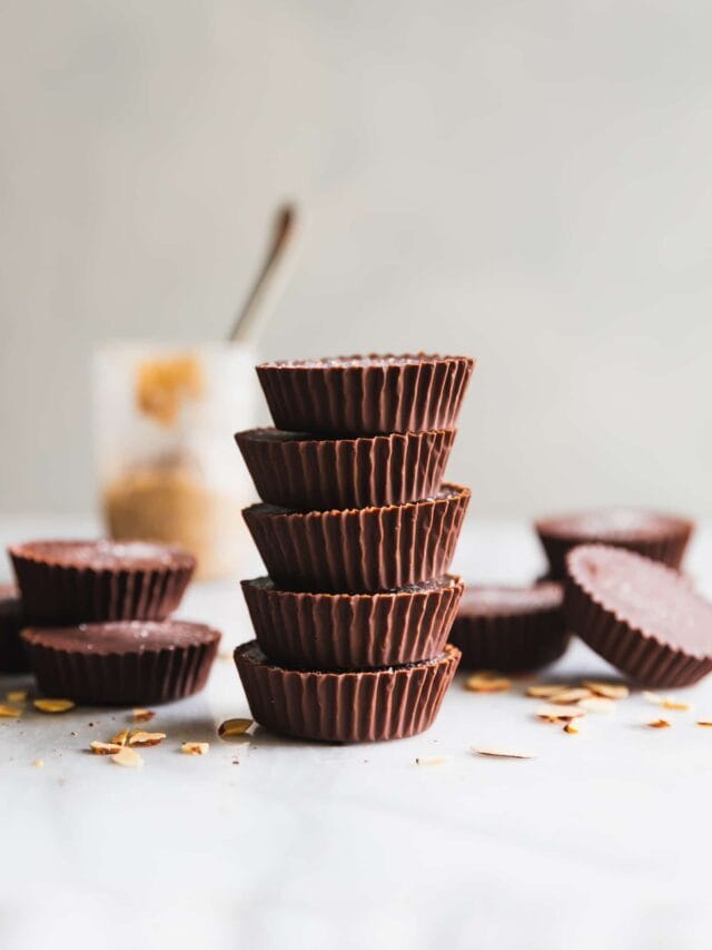 5-Ingredient Crunchy Almond Butter Cups Story