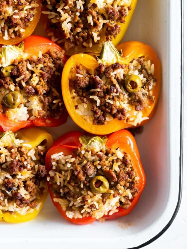 Cuban Stuffed Peppers Story (Ajies Rellenos) A Sassy Spoon
