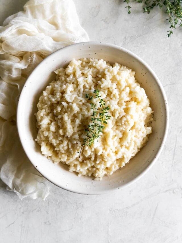 Easy Parmesan Risotto Story