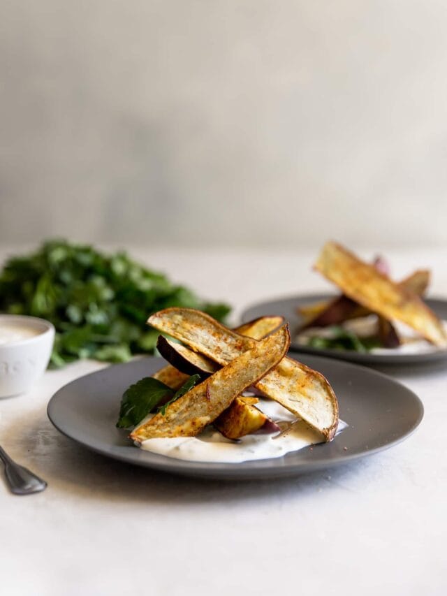 Roasted Japanese Sweet Potato Fries Story A Sassy Spoon