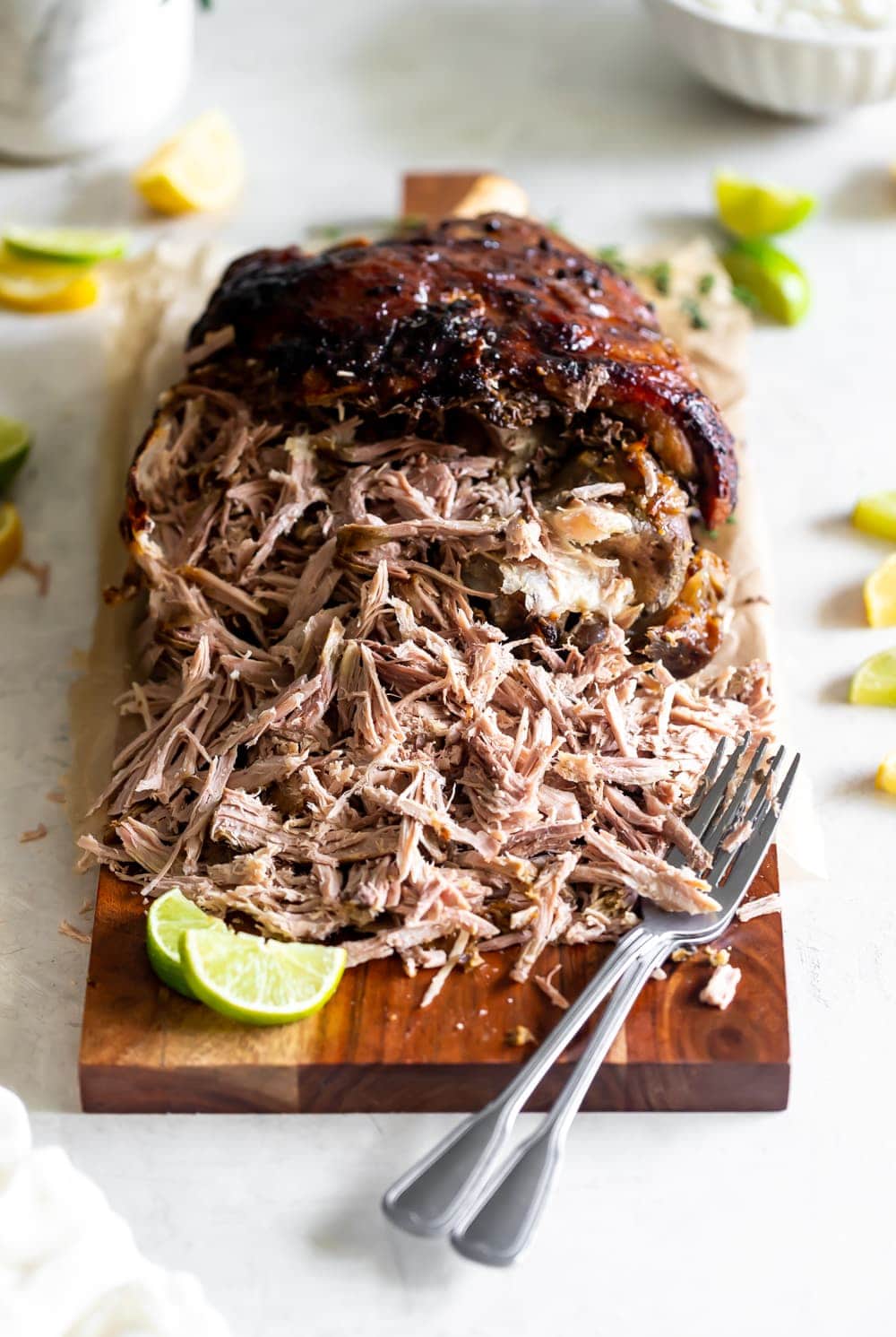 Shredded shop roast pork