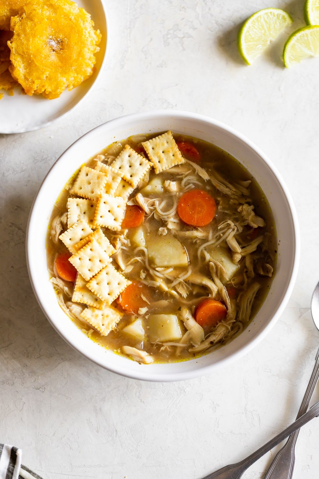 Cuban Chicken Soup with Malanga (Sopa de Pollo) - A Sassy Spoon