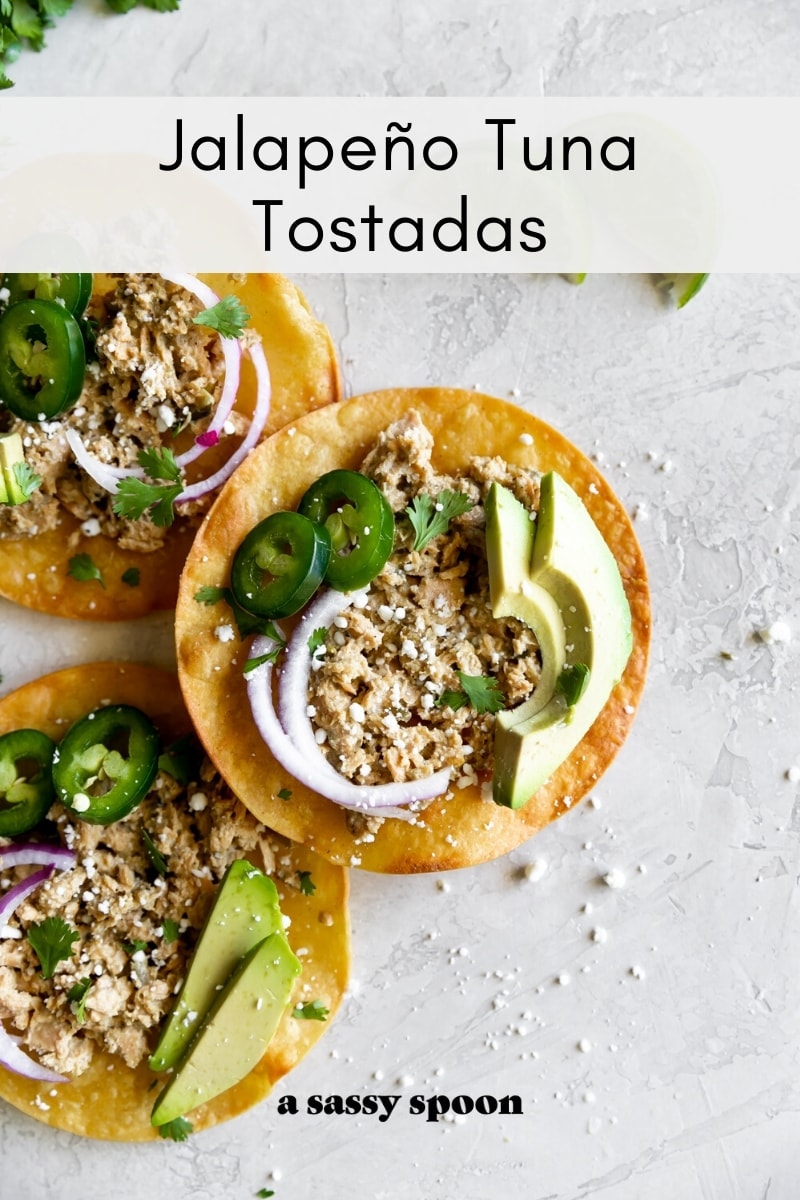 Delicious Jalapeño Tuna Tostadas A Sassy Spoon