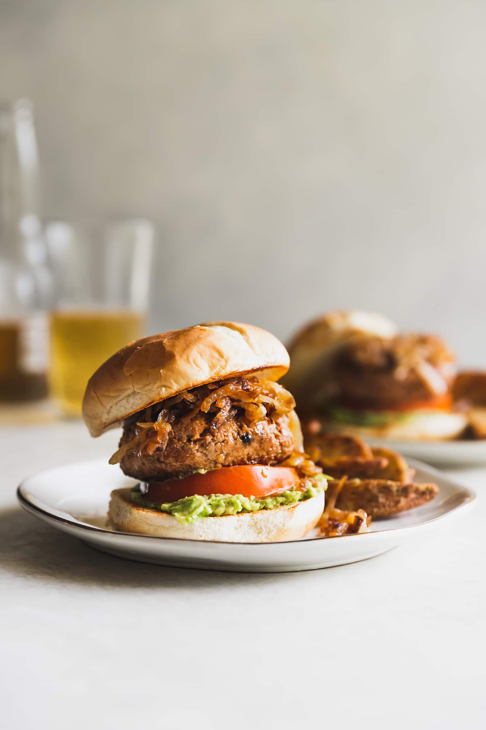 Juicy Turkey Burger Recipe with Caramelized Onions A Sassy Spoon