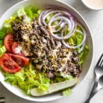 cheeseburger salad with big mac sauce recipe