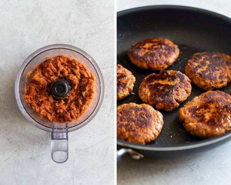 Spicy Salmon Cakes with Avocado Crema A Sassy Spoon